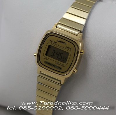นาฬิกา CASIO LA670WGA-9DR นาฬิกาเรือนทองสุดฮิต