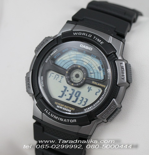 นาฬิกา CASIO worldtime sport AE-1100W-1AVDF
