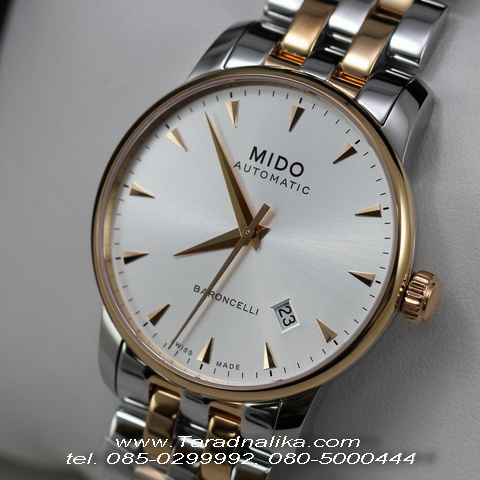 นาฬิกา MIDO Automatic Baroncelli M8600.9.11.1 สองกษัตริย์ pinkgold