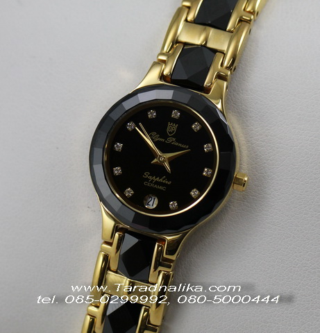 นาฬิกา Olym pianus sapphire CERAMIC 8267L-403E เรือนทอง