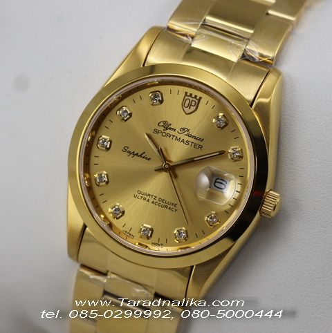 นาฬิกา Olym pianus sapphire 8934M-616 เรือนทอง