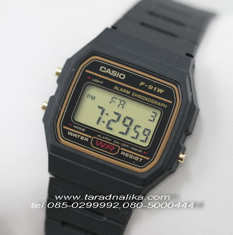 นาฬิกา CASIO digital F-91WG-9QDG