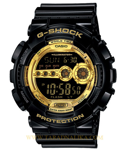 นาฬิกา CASIO G-shock GD-100GB-1DR ดำทอง