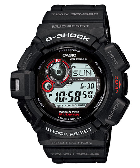 นาฬิกา G-Shock MUDMAN G-9300-1DR ใหม่พร้อมระบบเข็มทิศ บอกอุณหภูมิ