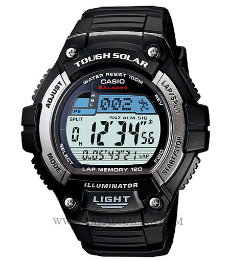 นาฬิกา CASIO sport gent W-S220-1AVDF ใช้พลังงานแสงอาทิตย์