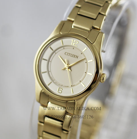 นาฬิกา CITIZEN modern lady ควอทซ์ ER0182-59A เรือนทอง