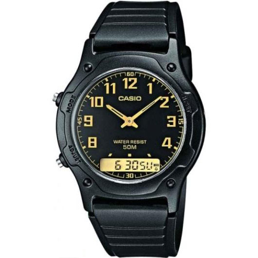 นาฬิกา Casio standard gent 2 ระบบ AW-49H-1BVDF