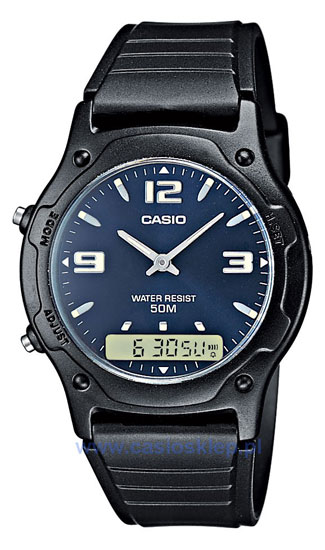 นาฬิกา Casio standard gent 2 ระบบ AW-49HE-2AVDF