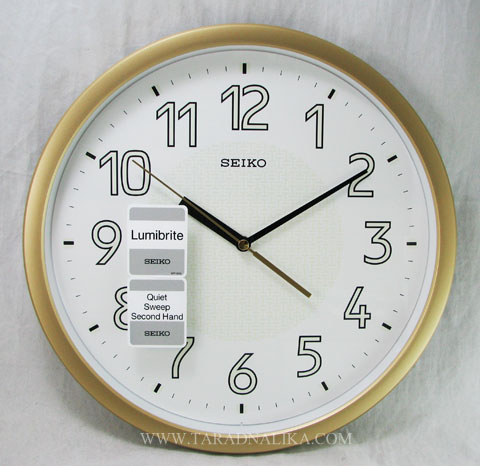 นาฬิกาแขวน SEIKO QXA473GNT ขนาด 12.5 นิ้ว เรืองแสง เดินเรียบ