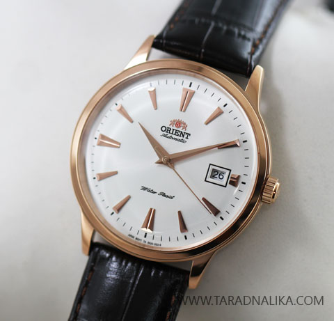 นาฬิกา Orient Automatic Classic pinkgold สายหนัง ORAC00002W