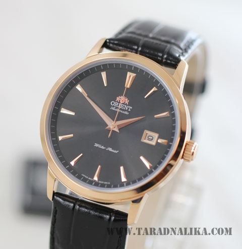 นาฬิกา Orient Automatic Classic pinkgold สายหนัง FER27002B
