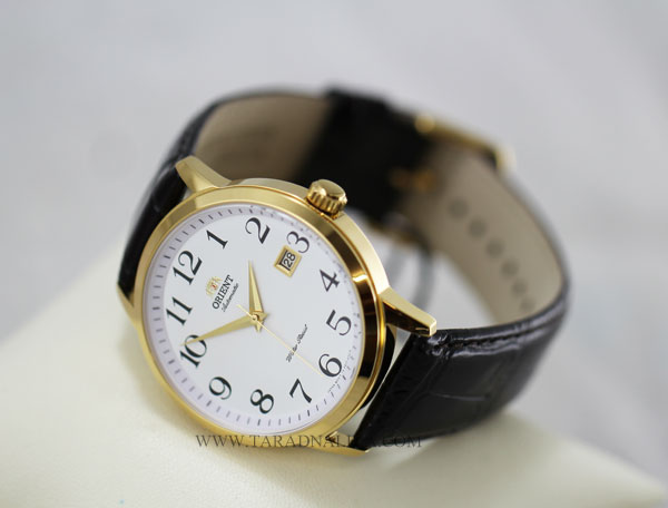 นาฬิกา Orient Automatic Classic สายหนัง FER27005W เรือนทอง 3