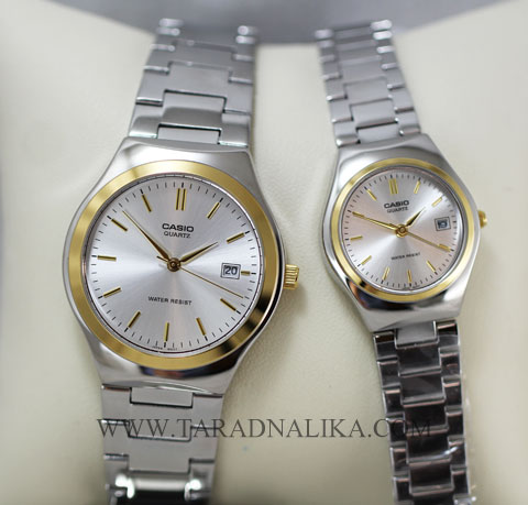 นาฬิกาคู่ ชายหญิง CASIO quartz MTP-1170G-7ARDF และ LTP-1170G-7ARDF