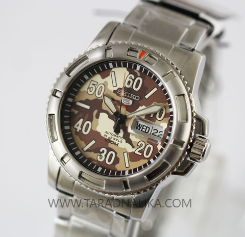 นาฬิกา SEIKO 5 AUTOMATIC SRP221K1 สิงห์ทะเลทราย
