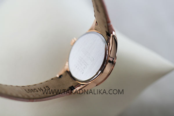 นาฬิกา SEIKO modern lady crystal ควอทซ์ SRZ388P1 สายหนัง pinkgold 3