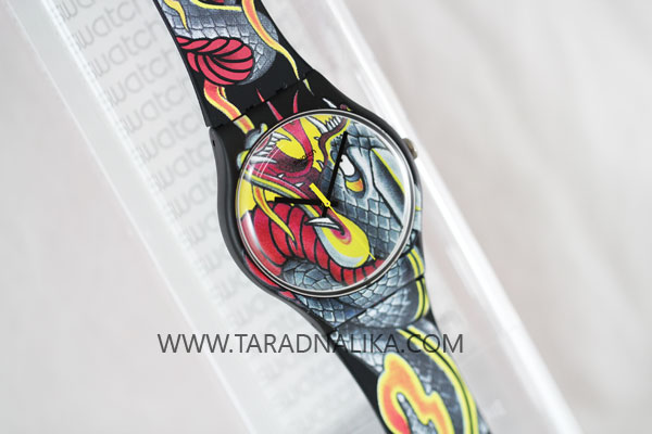 นาฬิกา SWATCH Fired Snake SUOZ151 2