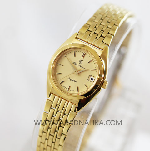 นาฬิกา Olym pianus lady sapphire 8971L-403E เรือนทอง
