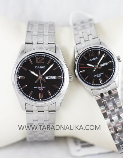 นาฬิกาคู่ ชายหญิง CASIO quartz MTP-1335D-1AVDF และ LTP-1335D-1AVDF 1