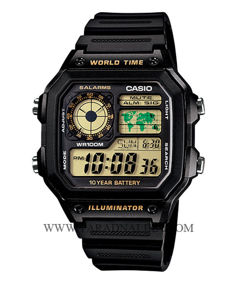 นาฬิกา CASIO worldtime sport AE-1200WH-1BVDF