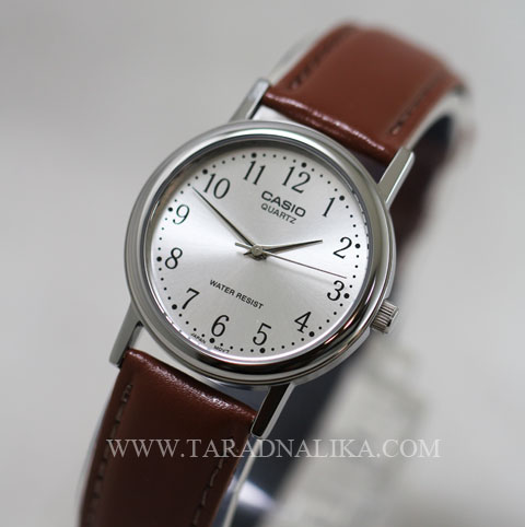 นาฬิกา CASIO Gent quartz MTP-1095E-7BDF boy size สายหนัง