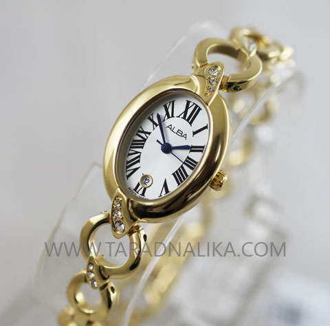 นาฬิกา ALBA modern lady crystal AH7598X1 เรือนทอง