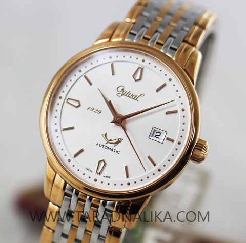นาฬิกา Ogival classic automatic  pinkgold สองกษัตริย์ 1929A-24AGR