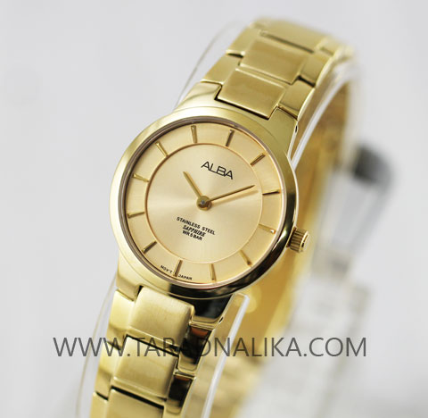นาฬิกา ALBA Classic sapphire lady ATAU78X1 เรือนทอง