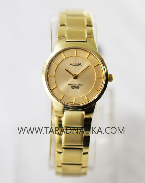 นาฬิกา ALBA Classic sapphire lady ATAU78X1 เรือนทอง 1