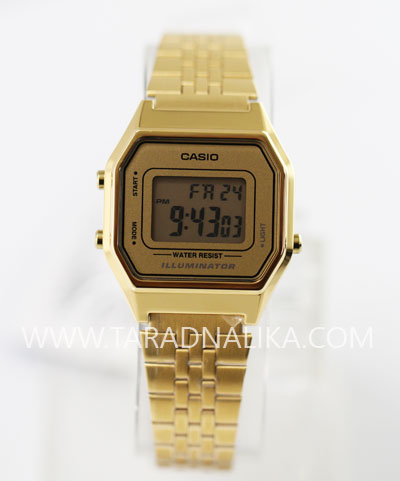 นาฬิกา CASIO LA680WGA-9DF เรืือนทองดิจิตอลใหม่ 1