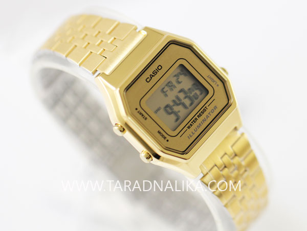 นาฬิกา CASIO LA680WGA-9DF เรืือนทองดิจิตอลใหม่ 2