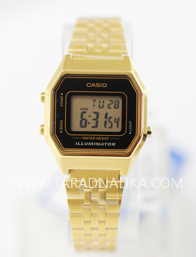 นาฬิกา CASIO LA680WGA-1DF เรืือนทองดิจิตอลใหม่ 1