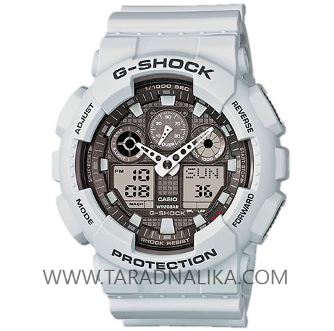 นาฬิกา CASIO G-shock GA-100LG-8ADR 2 ระบบใหม่