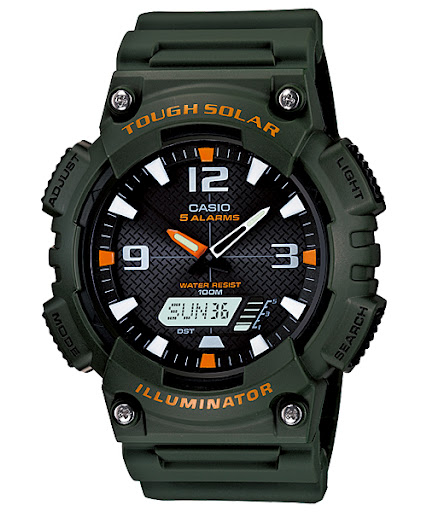 สายนาฬิกา casio รุ่น AQ-S810W-3 สีเขียว 2