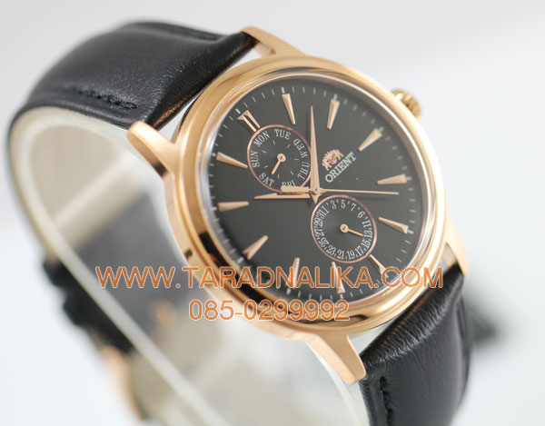 นาฬิกา Orient ควอทซ์ FUW00001B0 Classic design สายหนัง pinkgold 2