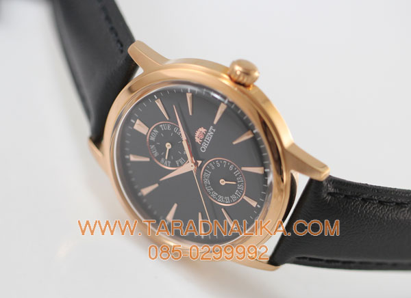 นาฬิกา Orient ควอทซ์ FUW00001B0 Classic design สายหนัง pinkgold 3