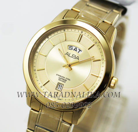 นาฬิกา ALBA Classic sapphire gent AV3142X1 เรือนทอง