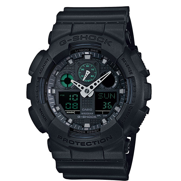 นาฬิกา CASIO G-shock GA-100MB-1ADR 2 ระบบใหม่(ประกัน CMG)