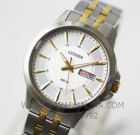 นาฬิกา CITIZEN classic ควอทซ์ BF2014-53A เรือนทองสองกษัตริย์