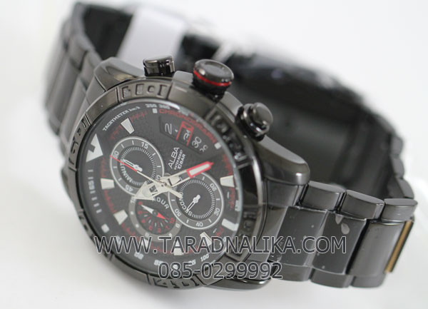 นาฬิกา ALBA Sport Chronograph Gent AV6045X1 black ip 2