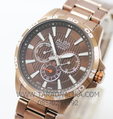 นาฬิกา ALBA Smart gent AP6299X1 (สีน้ำตาลทอง)