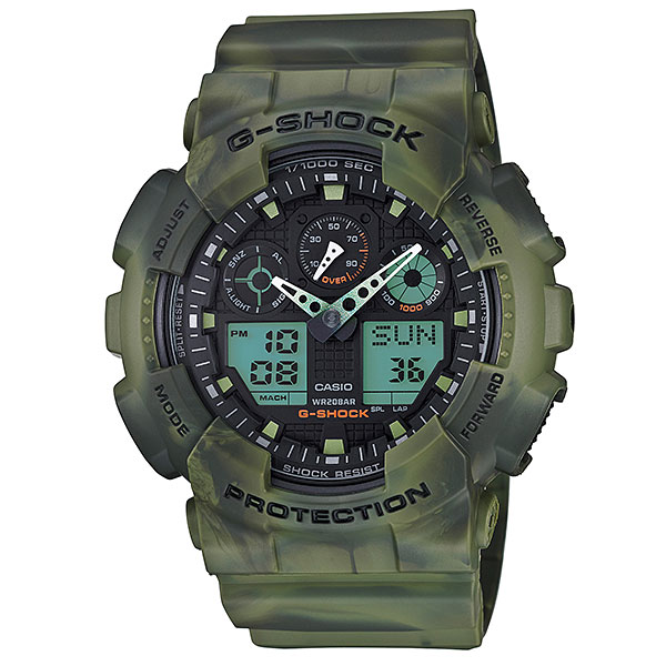 นาฬิกา CASIO G-shock GA-100MM-3ADR (ประกัน CMG)