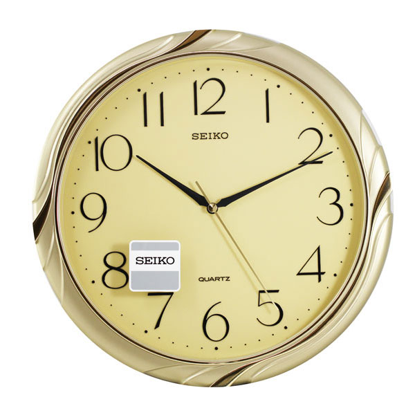 นาฬิกาแขวน SEIKO QXA221G  ขนาด 12 นิ้ว เรือนทอง