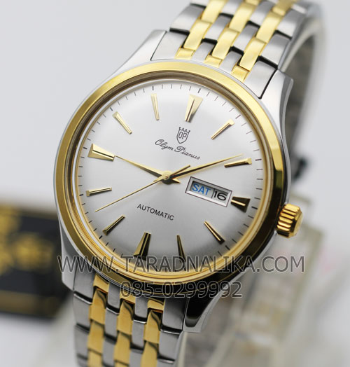 นาฬิกา Olym pianus classic automatic 990-14AM สองกษัตริย์ หน้าปัดขาว