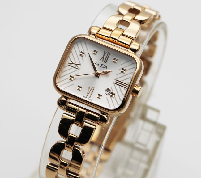 นาฬิกา ALBA modern lady AH7J96X1 (pink gold)