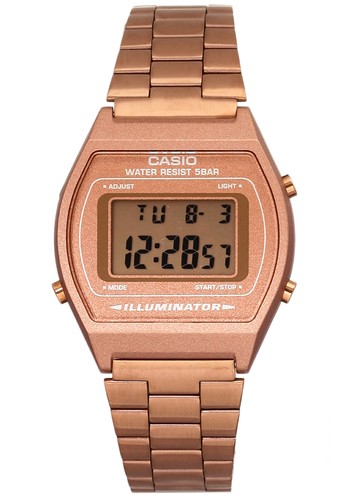 นาฬิกา CASIO DIGITAL B640WC-5ADF  สีทอง Pinkgold (ประกัน CMG)
