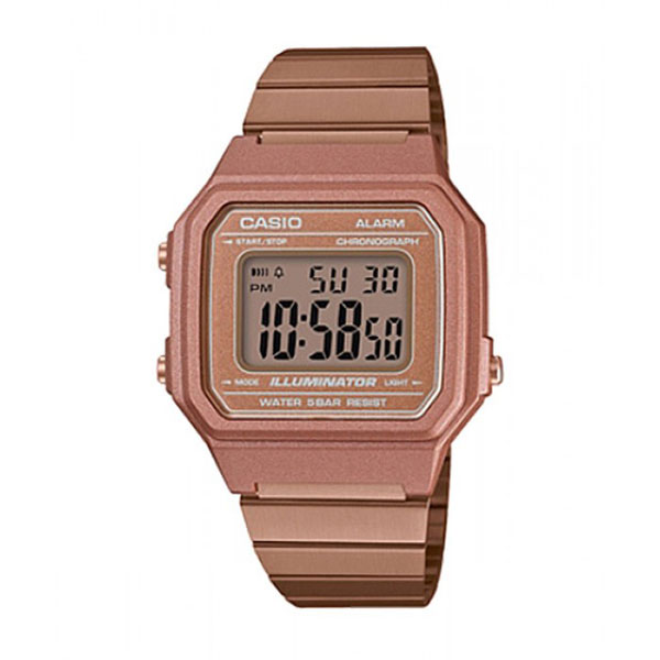 นาฬิกา CASIO DIGITAL B650WC-5ADF Pinkgold (ประกัน CMG)