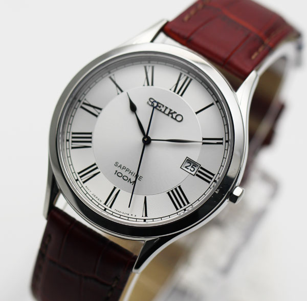 นาฬิกา SEIKO Classic quartz sapphire SGEG97P1 สายหนัง