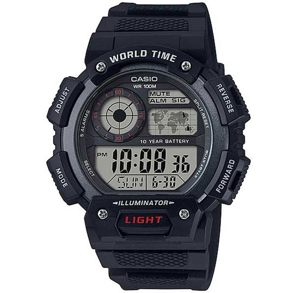 นาฬิกา CASIO worldtime sport AE-1400WH-1AVDF (ประกัน cmg)