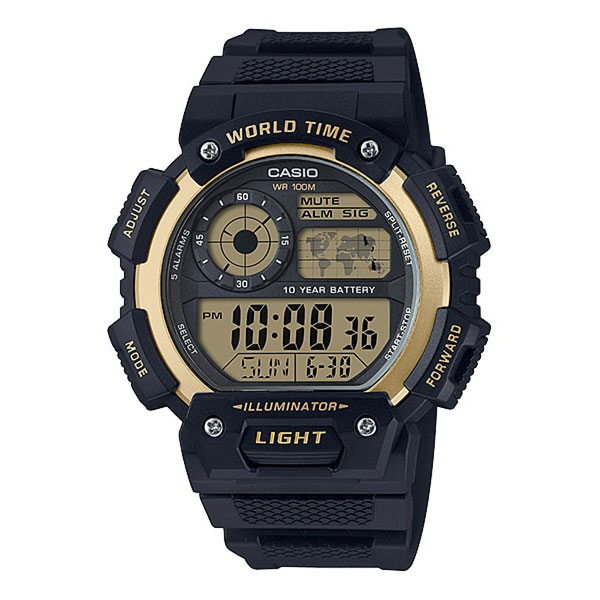 นาฬิกา CASIO worldtime sport AE-1400WH-9AVDF (ประกัน cmg)