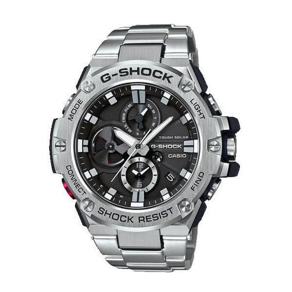 นาฬิกา CASIO G-Shock G-STEEL GST-B100D-1ADR with Bluetooth and Tough Solar(ประกันCMG)